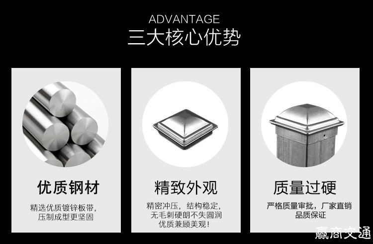 方管冲压顶盖宝塔盖尖顶